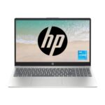 HP Laptop computer 15, thirteenth Gen Intel Core i3-1315U, 15.6-inch (39.6 cm), FHD, 8GB DDR4, 512GB SSD, Skinny & Gentle, Intel Iris Xᵉ Graphics, Twin Audio system (Win 11, MSO 2021, Silver, 1.59 kg), fd0006TU