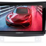 Hamaan Full HD Double Din Android 10 Automobile Stereo MP5 Multimedia Participant with 2GB RAM/ 16GB ROM/WiFi/GPS/Bluetooth/USB/Steering Wheel Connectivity Helps iOS/Android (Mahindra XUV300)